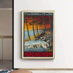 poster vintage bassin darcachon