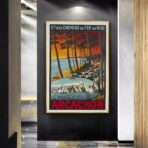 poster vintage bassin darcachon
