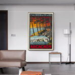 poster vintage bassin darcachon