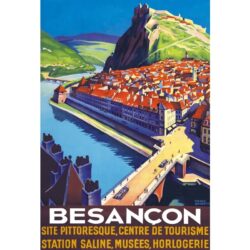 poster vintage besancon