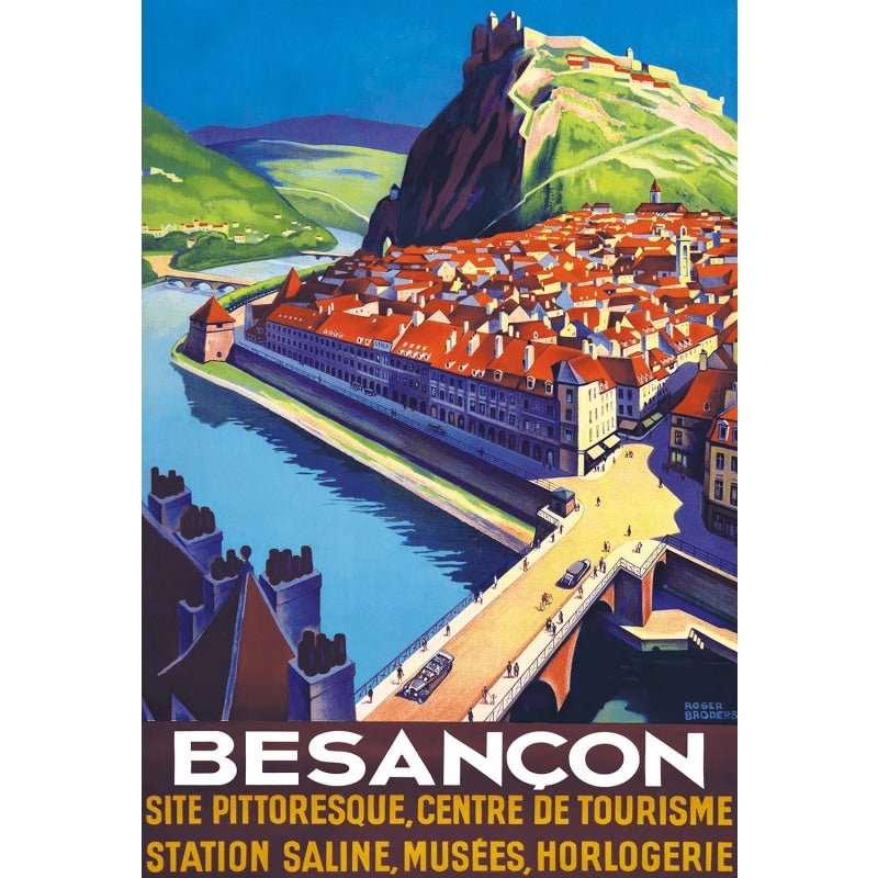 poster vintage besancon