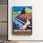 poster vintage besancon
