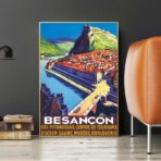 poster vintage besancon