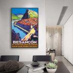 poster vintage besancon