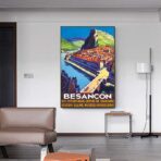 poster vintage besancon