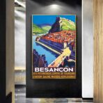 poster vintage besancon