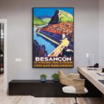 poster vintage besancon