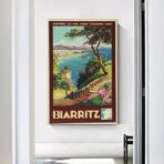 poster vintage biarritz