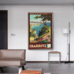 poster vintage biarritz