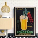 poster di birra vintage 1