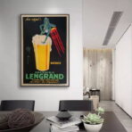 poster di birra vintage 1