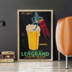 poster di birra vintage 1