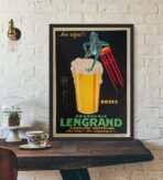 poster di birra vintage 1