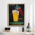 poster di birra vintage 1
