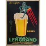 poster di birra vintage 1