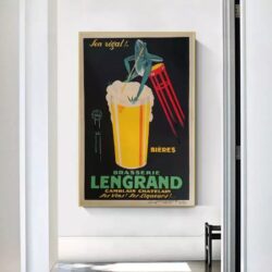 poster di birra vintage 1