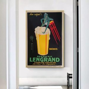 poster di birra vintage 1