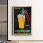 poster di birra vintage 1