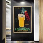 poster di birra vintage 1