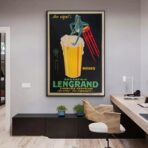 poster di birra vintage 1