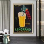 poster di birra vintage 1