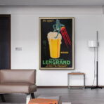 poster di birra vintage 1