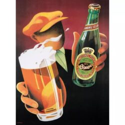 poster di bevande vintage