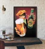 poster di bevande vintage
