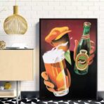 poster di bevande vintage