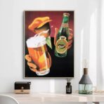 poster di bevande vintage