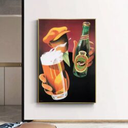 poster di bevande vintage