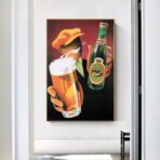poster di bevande vintage