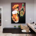 poster di bevande vintage