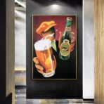 poster di bevande vintage