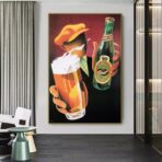 poster di bevande vintage