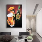 poster di bevande vintage