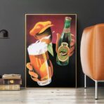 poster di bevande vintage