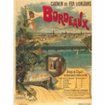 poster vintage bordeaux