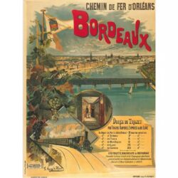 poster vintage bordeaux