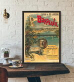 poster vintage bordeaux