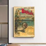 poster vintage bordeaux