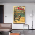 poster vintage bordeaux