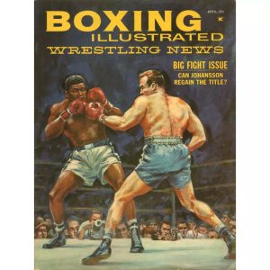 poster di boxe vintage