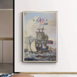 poster vintage brest