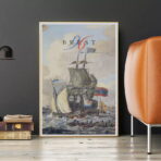 poster vintage brest