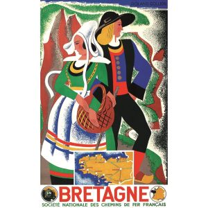 poster vintage brittany