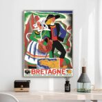 poster vintage brittany