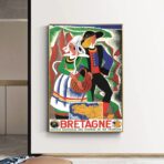 poster vintage brittany