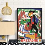poster vintage brittany