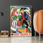 poster vintage brittany